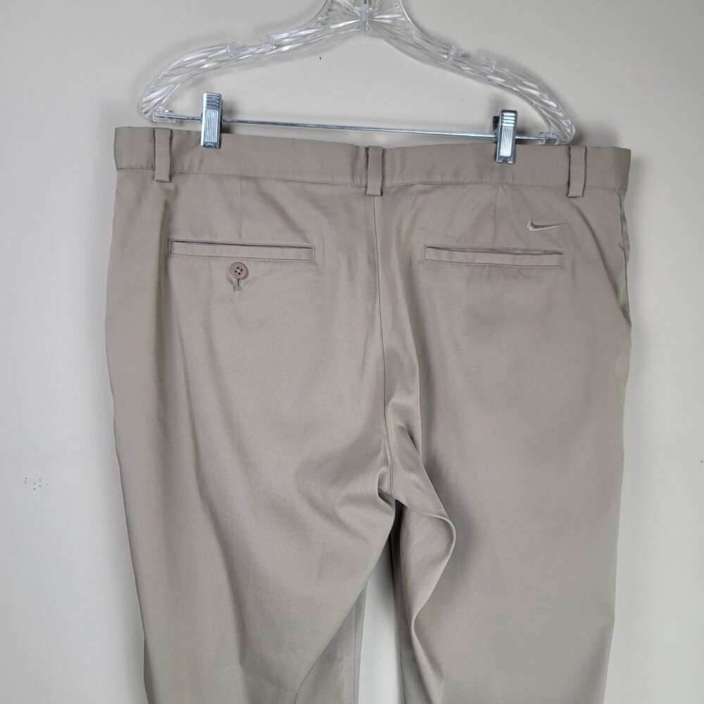 Nike Golf Dri-Fit Tour Performance Pants Mens 38x32 Khaki Straight Leg - Picture 7 of 16